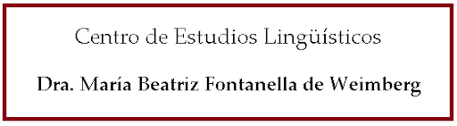 Lee más sobre el artículo CENTRO DE ESTUDIOS LINGÜÍSTICOS “DRA. MARÍA BEATRIZ FONTANELLA DE WEINBERG”